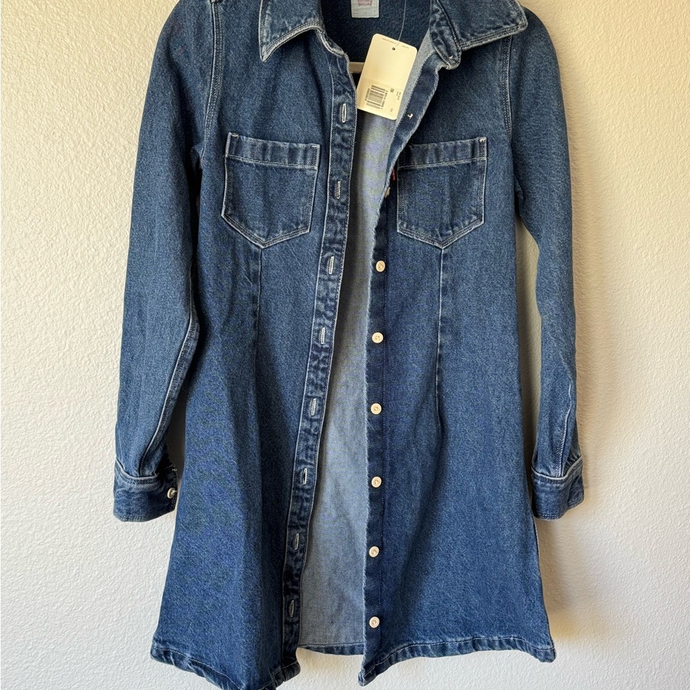 Levi's Women's Blue Denim Dress